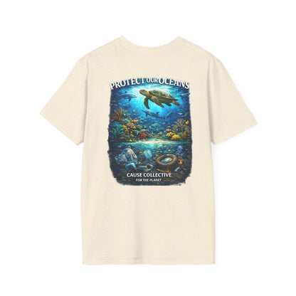 Cause Collective Protect Our Oceans Sea Turtle Graphic Tee