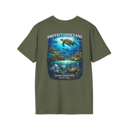 Cause Collective Protect Our Oceans Sea Turtle Graphic Tee