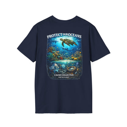 Cause Collective Protect Our Oceans Sea Turtle Graphic Tee