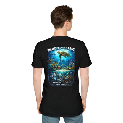 Cause Collective Protect Our Oceans Sea Turtle Graphic Tee