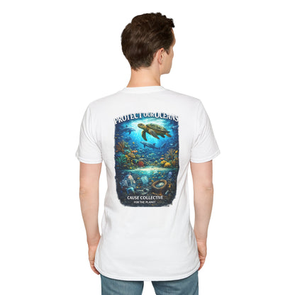 Cause Collective Protect Our Oceans Sea Turtle Graphic Tee