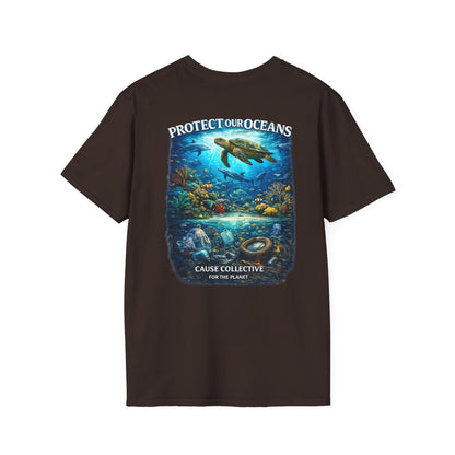 Cause Collective Protect Our Oceans Sea Turtle Graphic Tee