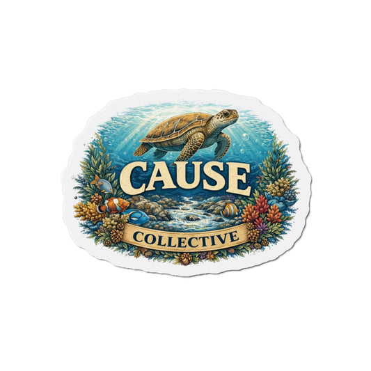 Cause Collective Ocean Conservation Sticker Magnet